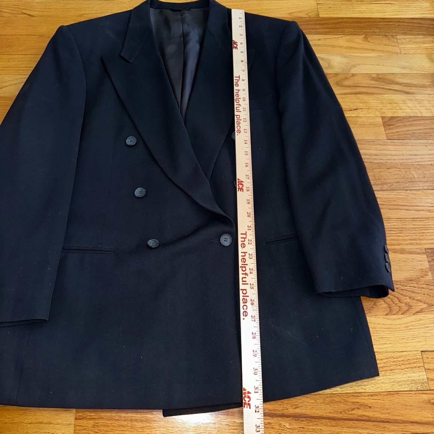 Nino Cerruti Rue Royale Double Breasted VTG Suit Jacket Blazer, 44 Union USA