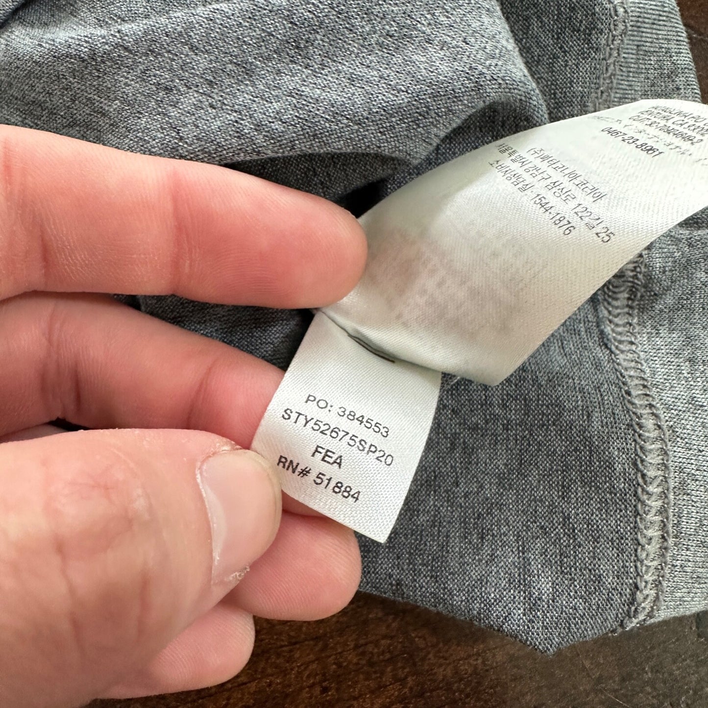 Patagonia Gray Pocket T Shirt Medium Slim Fit Fish Nordstrom Gym Hiking Cool