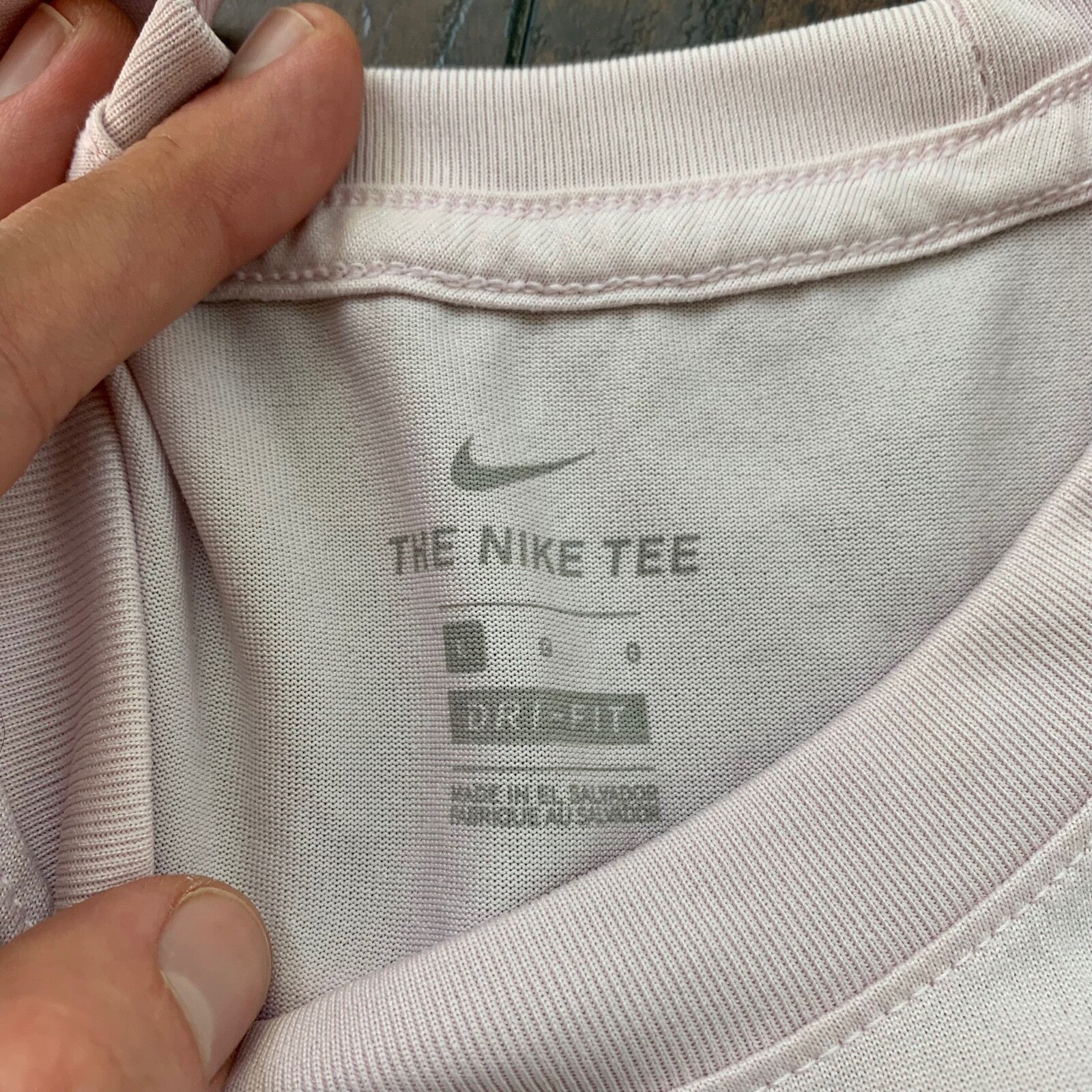 Womens Pink Nike T Shirt Gym Sports Running Faded Color Summer Light