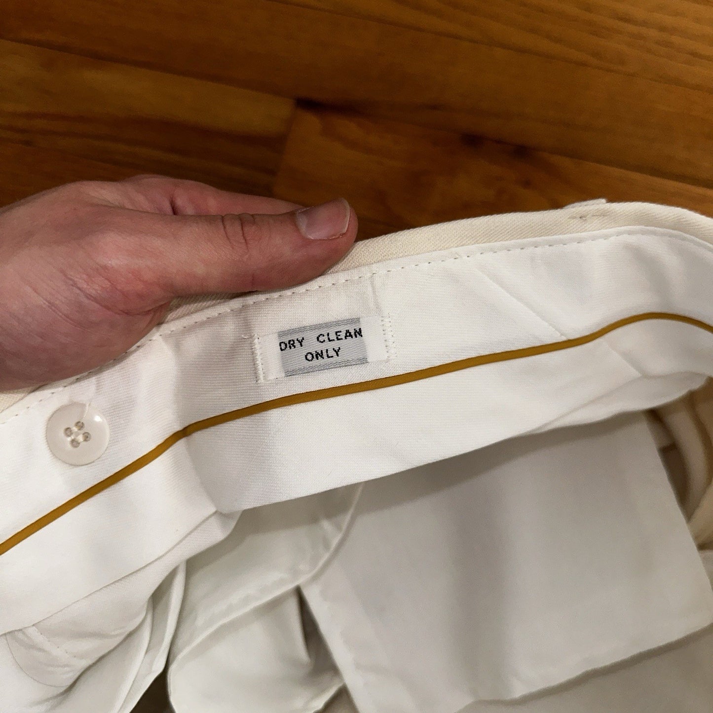 Cellini White 2 Piece Suit Mens 42R 33x26 Solid Double Breasted USA 1980s 80s