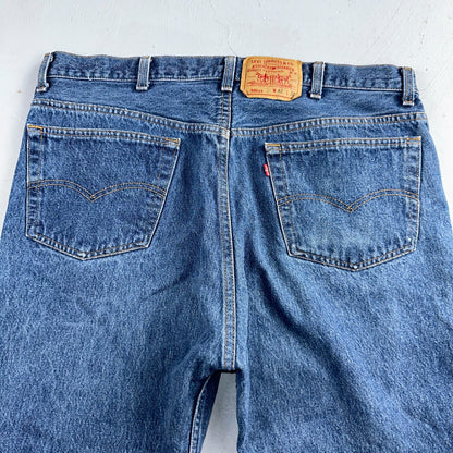 Levis 501 Vintage 90s USA XX Straight Leg Jeans Blue Med Wash 42x32 Act 39x29