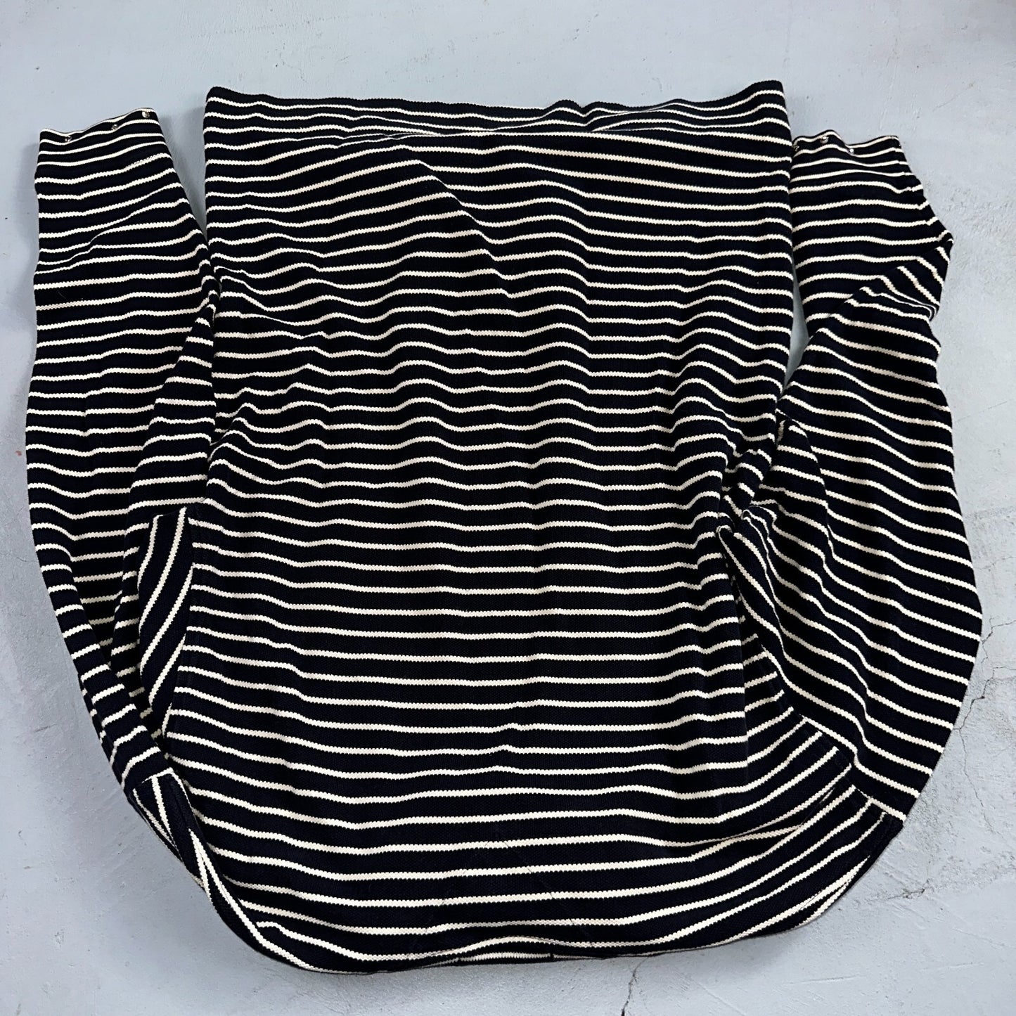 TOMMY HILFIGER Striped Turtleneck Long Sleeve XL Sparkles Added Custom VTG 90s