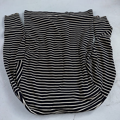 TOMMY HILFIGER Striped Turtleneck Long Sleeve XL Sparkles Added Custom VTG 90s