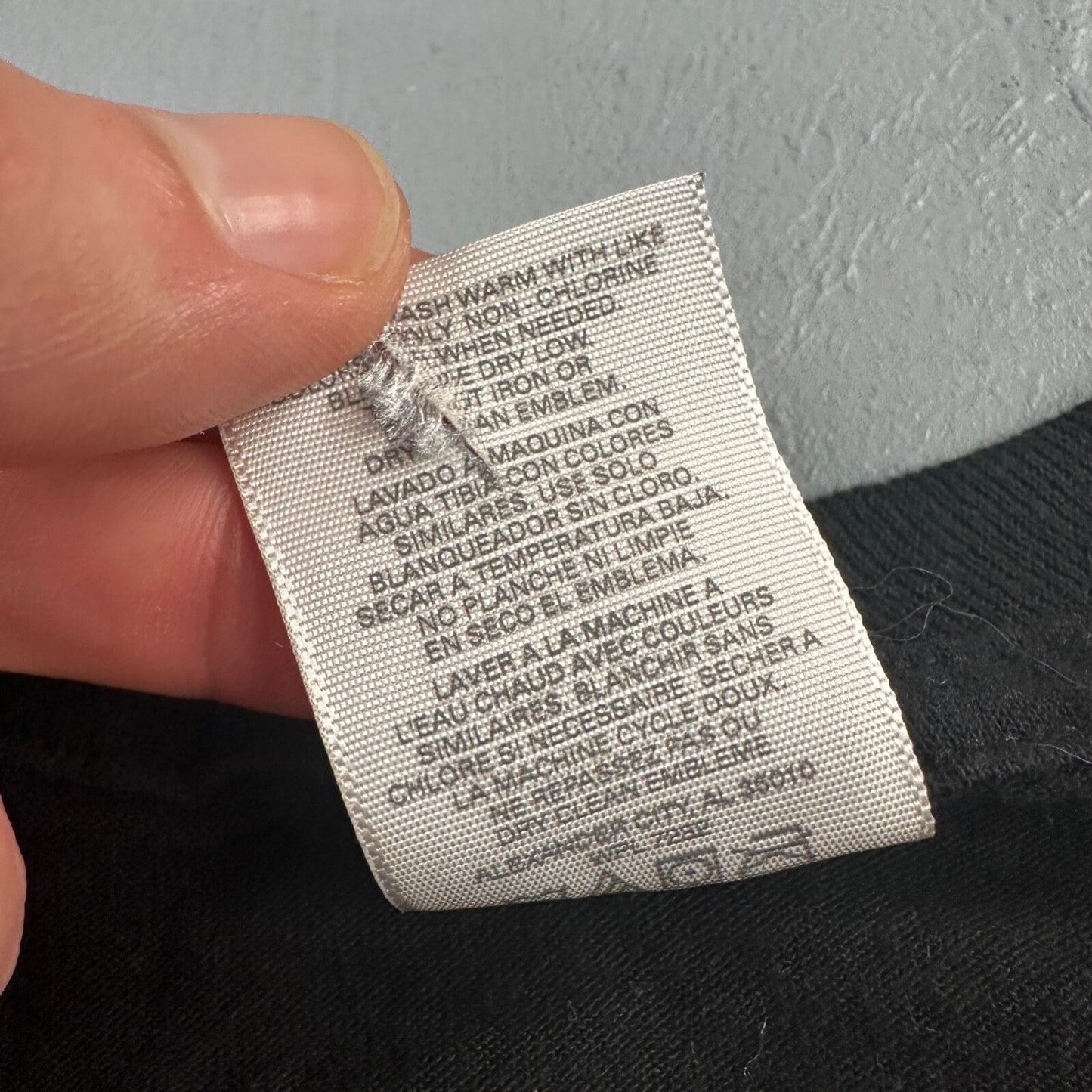 JERZEES Y2K VTG T Shirt Black No Print Lot 1 Basic Tee Simple 2000s