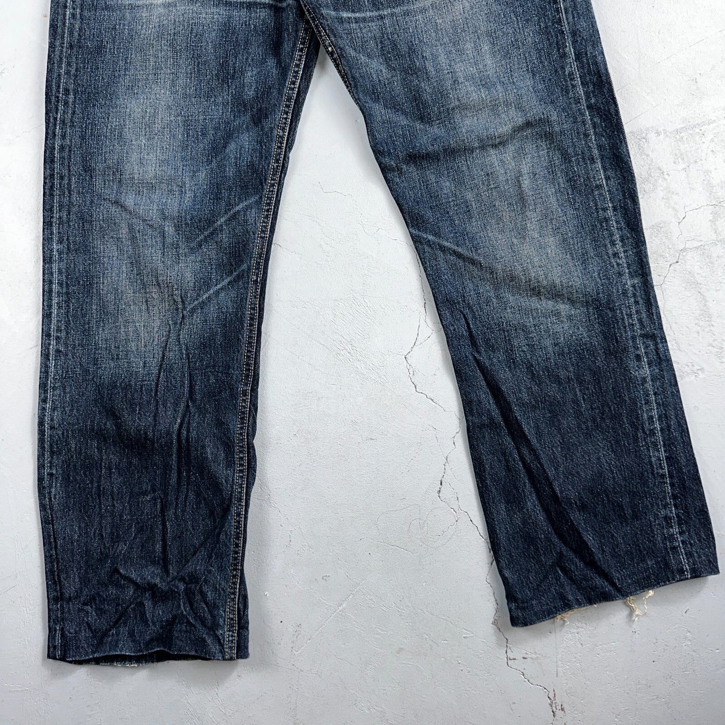 Levis 501 Vintage Y2K XX Straight Leg Jeans Blue Med Wash 34x34 Act 32x28