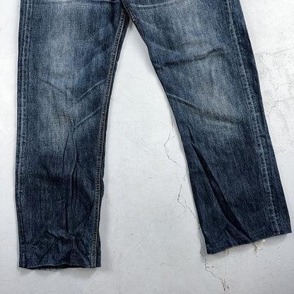 Levis 501 Vintage Y2K XX Straight Leg Jeans Blue Med Wash 34x34 Act 32x28