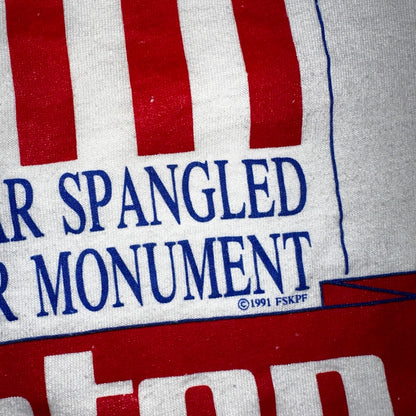 Lipton Tea VTG T Shirt USA Screen Stars America Banner Americana Pop Culture