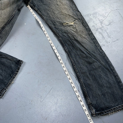 Levis 501 Vintage Y2K XX Straight Leg Jeans Blue Med Wash 34x34 Act 34x32
