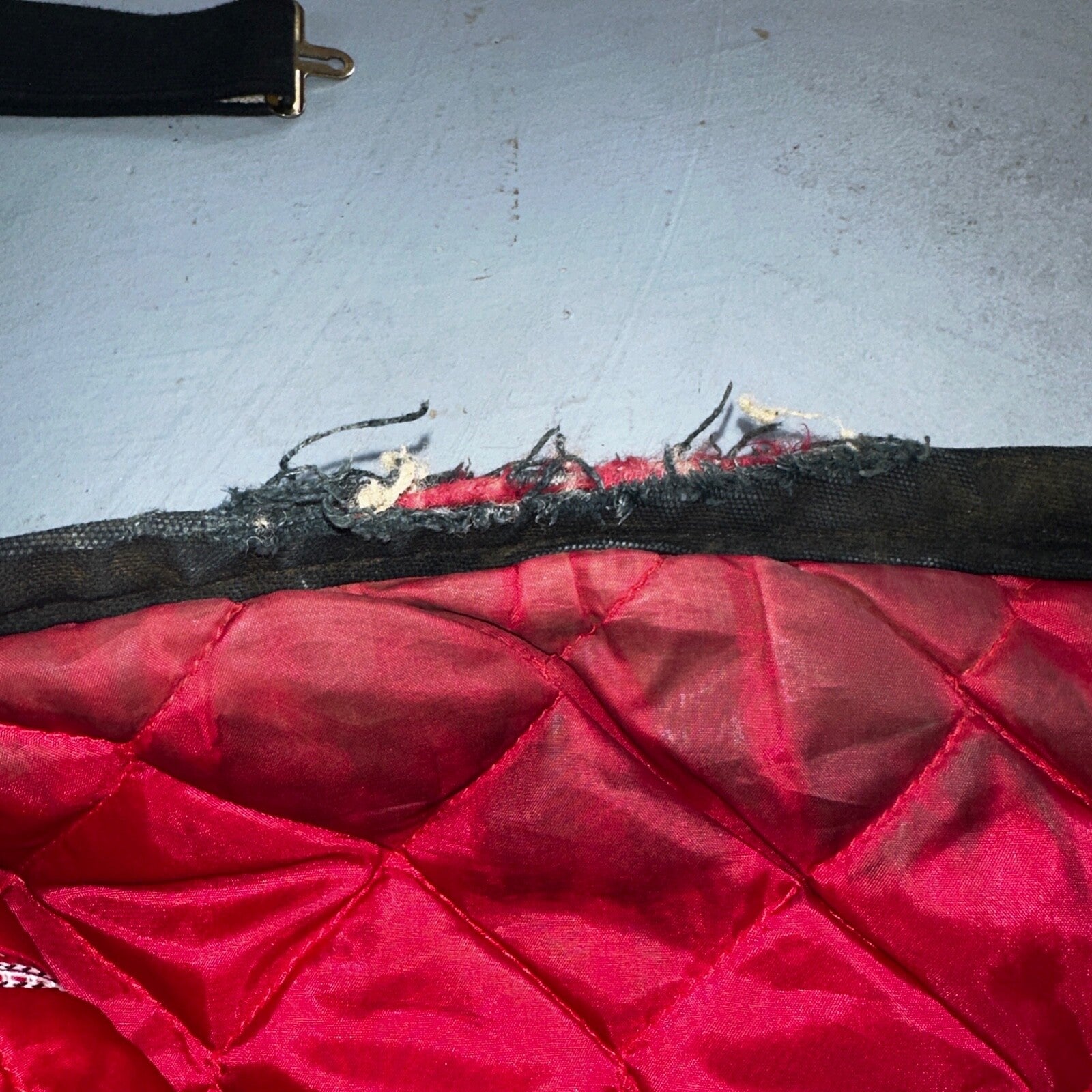 Carhartt Overalls Black Canvas Carpenter Lined R02 BLK USA Made Men’s 34x32