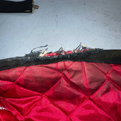 Carhartt Overalls Black Canvas Carpenter Lined R02 BLK USA Made Men’s 34x32