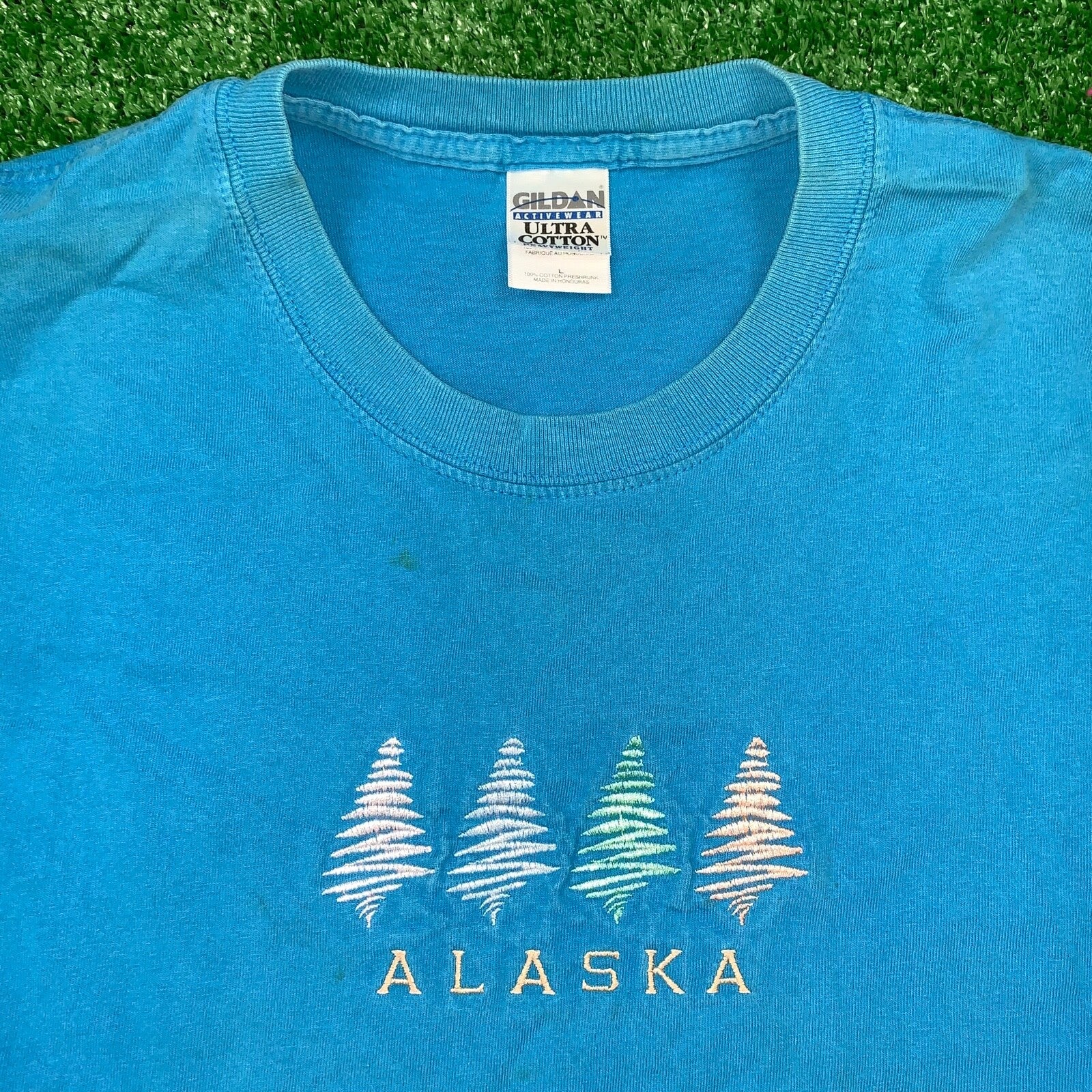 Alaska Travel Vintage T Shirt Gildan History Earth Love Planet USA Y2K 90s Rap