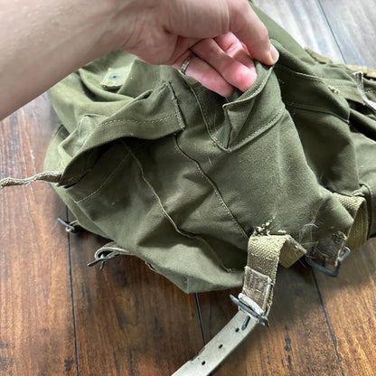 VTG WWII US Army JQD 88B Mountain Div Rucksack Backpack WW2 AVERY 1943