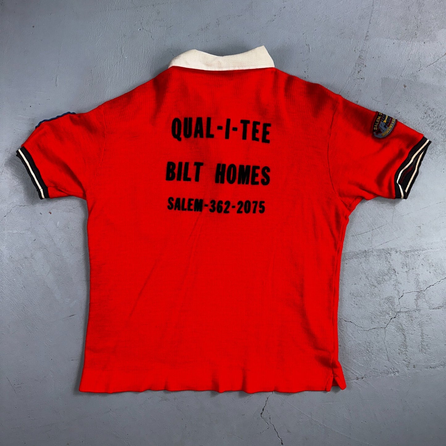 1960s Chain Stitch Bowling Shirt Nat Nast Hilton Salem Oregon 60s 70s Rockabilly