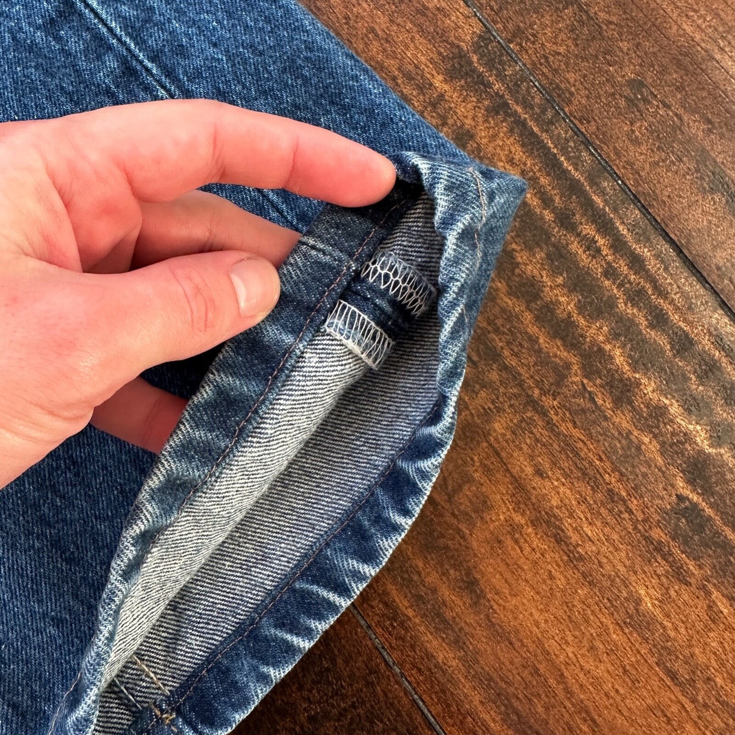 VTG Levis 501 XX Button Fly 90s USA Jeans Denim Straight Capri 34x30 Act 30x26