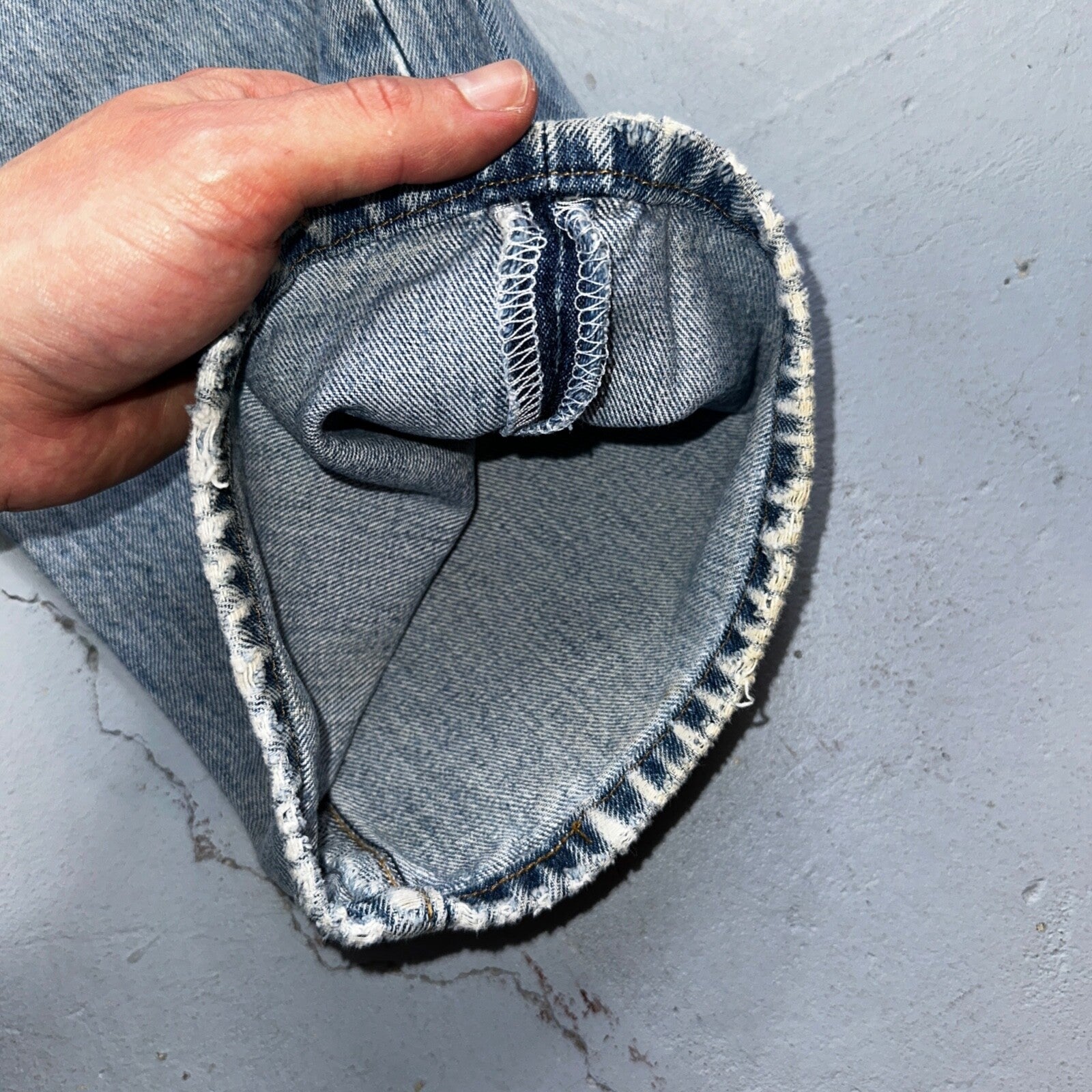 Levis 501 Vintage Y2K XX Straight Leg Jeans Blue Light Wash 36x34 Act 35x32