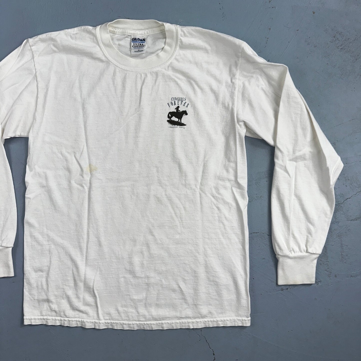 Cowgirls Forever Y2K VTG T Shirt Horses Mountain Fever Cool Country Music