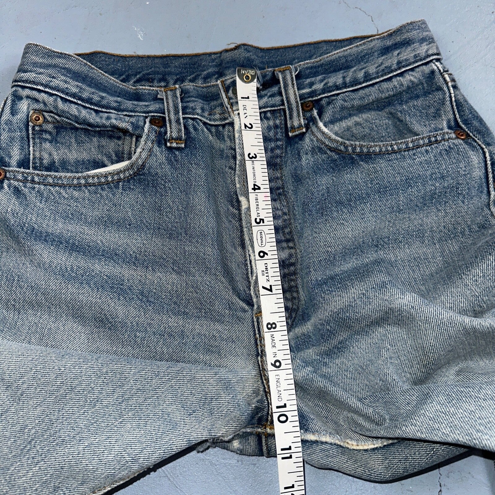 Levis 501 Vintage 80s Redline Selvedge USA XX Jeans Light Wash 30x36 Act 27x31