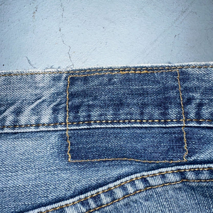 Levis 501 Vintage Y2K 90s XX Straight Leg Jeans Blue Light Wash 33x34 Act 33x30
