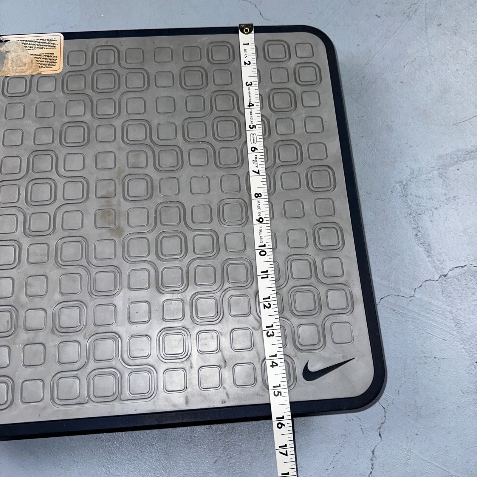 Nike Vintage Balance Board Rocker Yoga Gym Y2K 90s Rare Swoosh Sports Promo