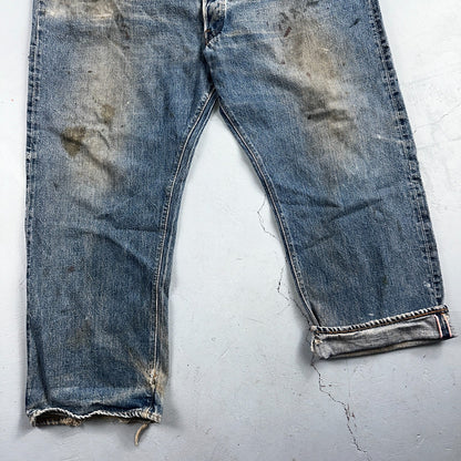 Levis 501 Vintage 70s SS Redline Selvedge USA XX Jeans Med Wash 48x30 Act 43x26