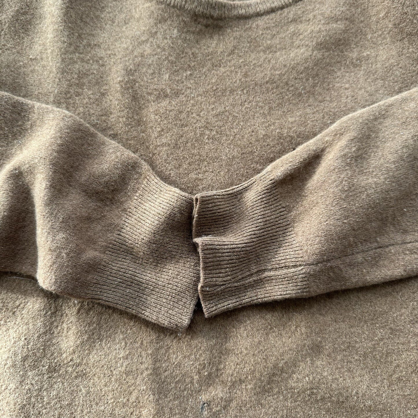 Vtg 70s Bill Blass Women's Casual Brown Sweater Cardigan Small USA 80s Wool