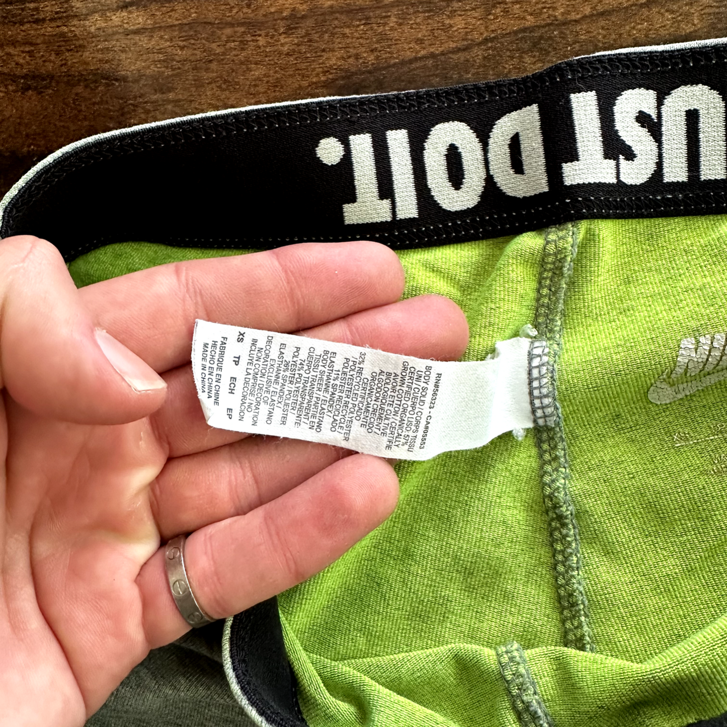 Nike Leggings Womens XS Green Dri-Fit Compression Breathable Running Ladies