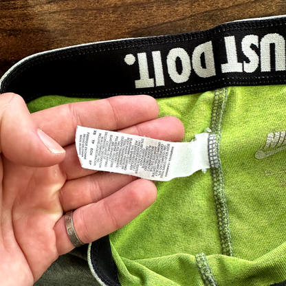 Nike Leggings Womens XS Green Dri-Fit Compression Breathable Running Ladies