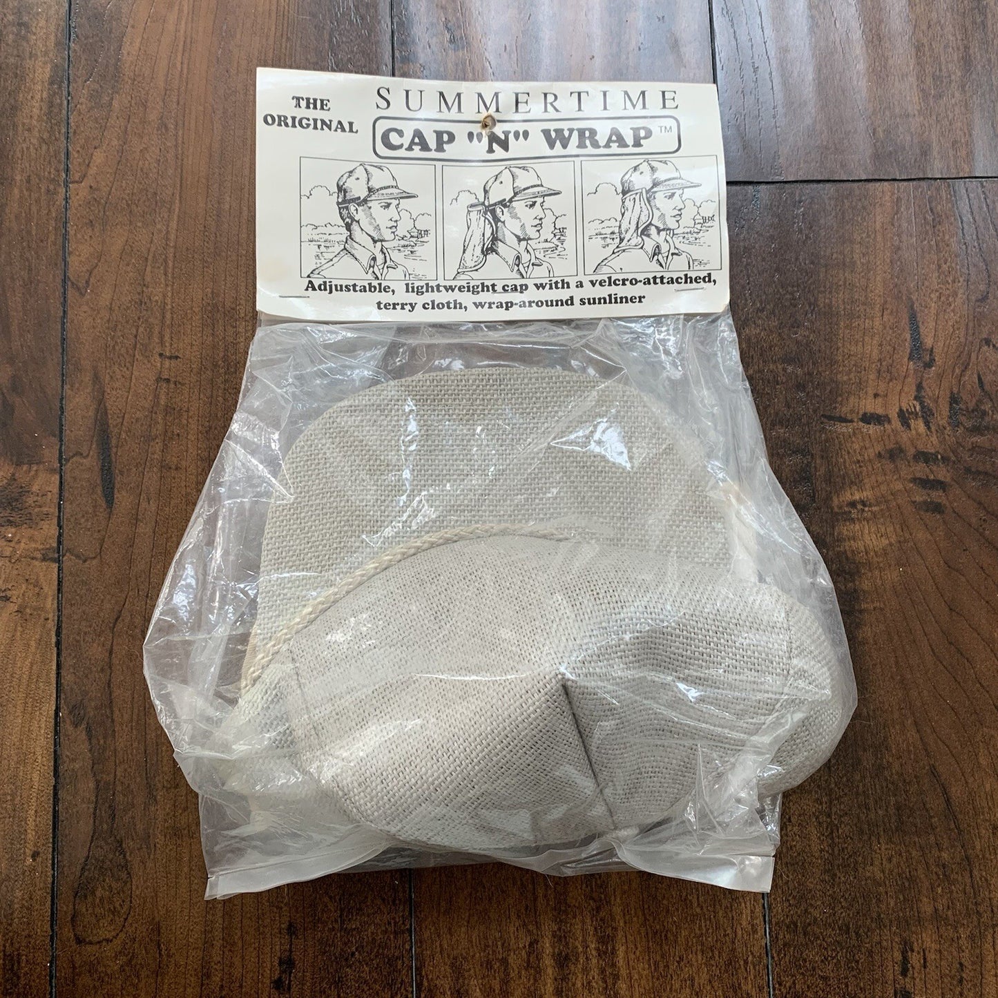 VTG Cap "N" Wrap Snap Back Hat Winter Hunting Work Outdoor USA Rare New 60s 70s