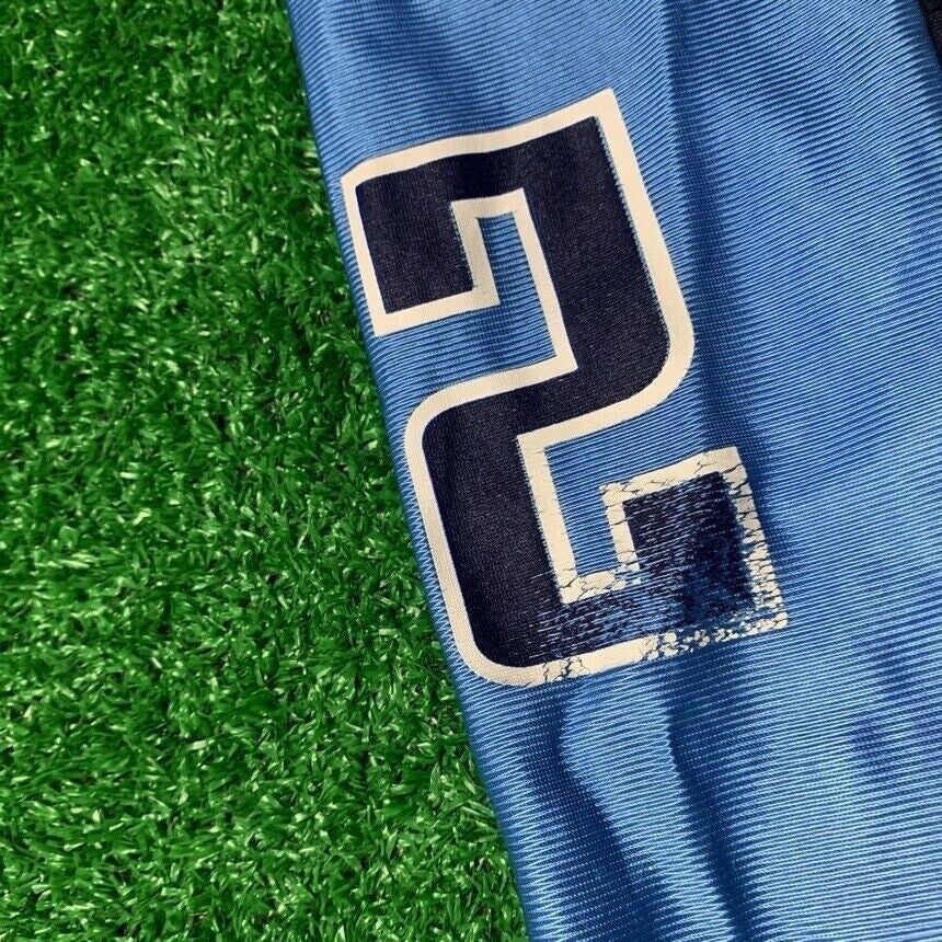 Vintage Eddie George #27 Tennessee Titans NFL Jersey Sword Logo Champion 52