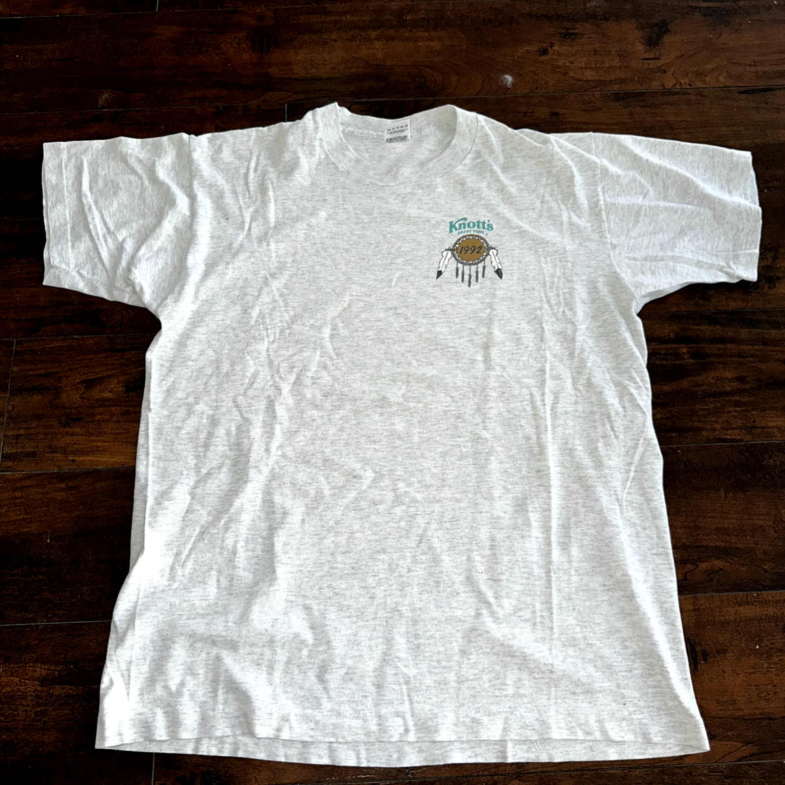 Knotts Indians Make Difference Vintage T Shirt Fruit Of The Loom USA 90s Tribal