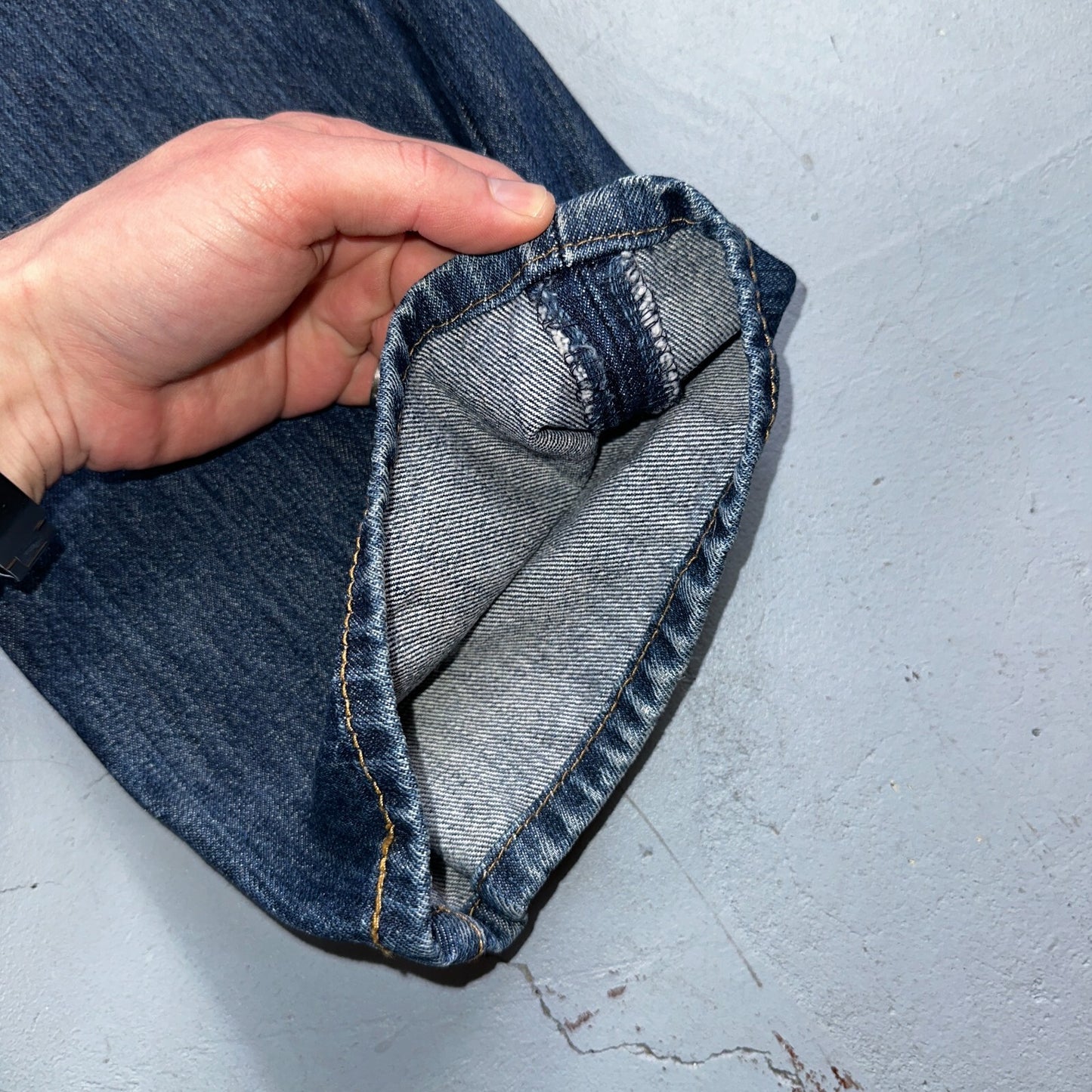 Levis 501 Vintage Y2K Egypt Straight Leg Jeans 36x32 Med Wash Act 36x30