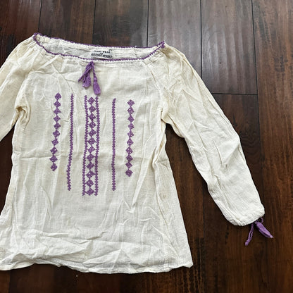 Vintage USA Rockabilly Womens Top 60s 70s Jung Wear Arraby Street RARE