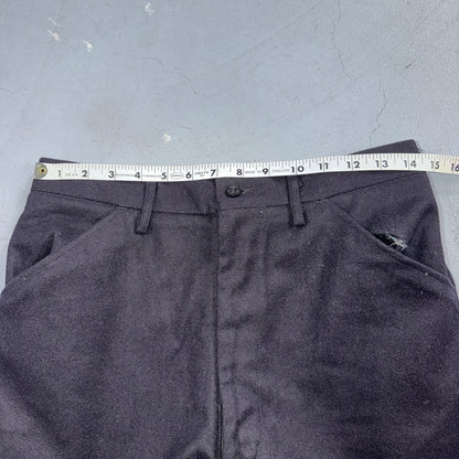 VTG 40s WWII US Naval Clothing Factory Wool Sailor Pants Navy 30L Bell Bottoms