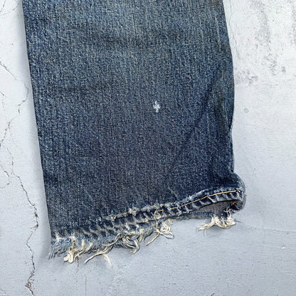 Levis 501 XX Big E Vintage 40s Redline Selvedge USA XX 1940s 50s Jeans 29x28