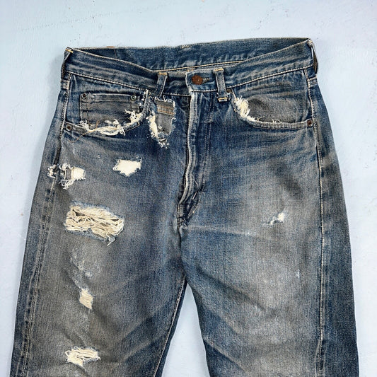Levis 505 Big E Vintage 60s Redline Selvedge USA XX 1960s Jeans 501 Act 28x26