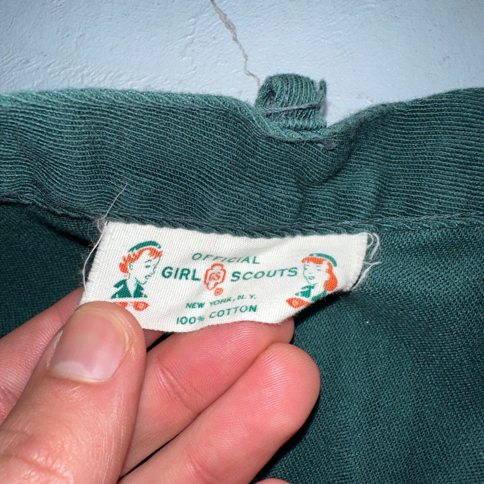 VTG Girl Scouts Uniform Dress Romper Pants 100% Cotton 1960s Rockabilly Shorts