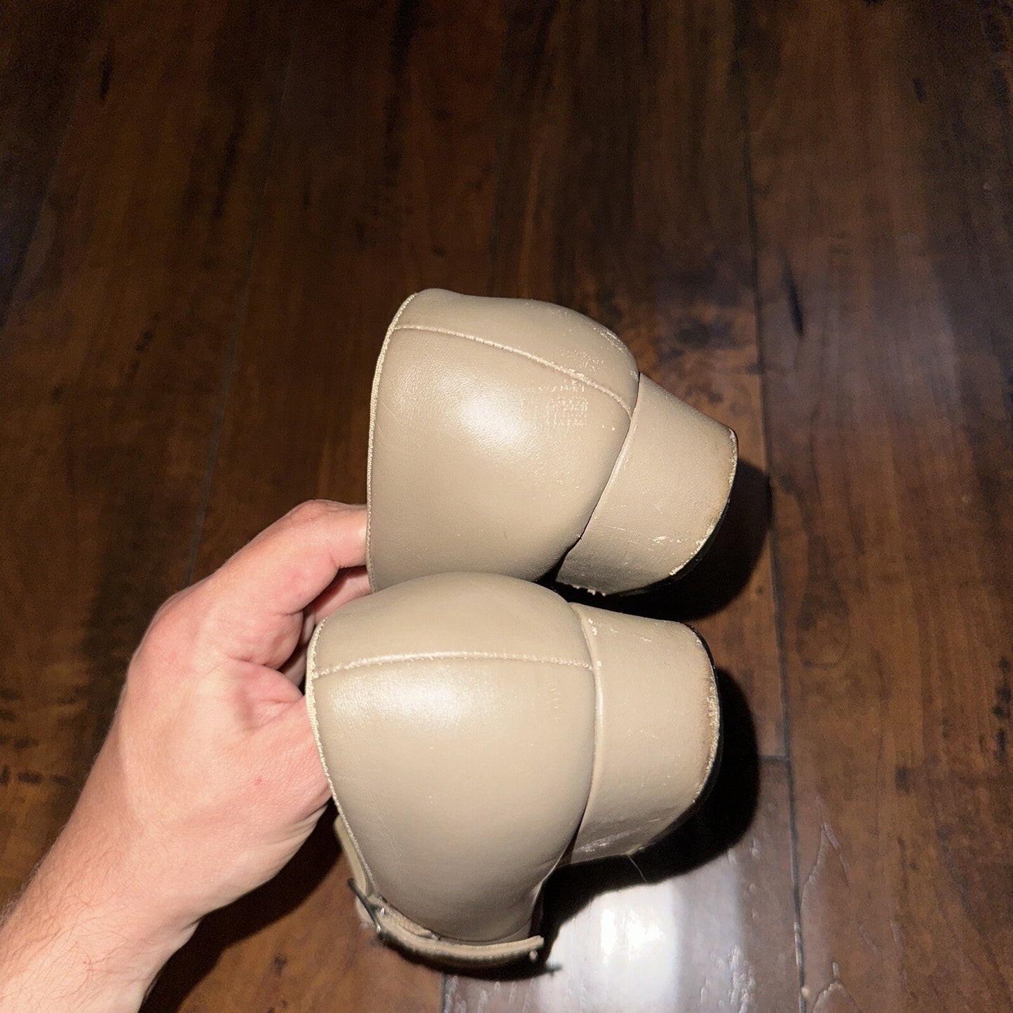 Dr Scholls Dress Sandals Women’s Size 8 Heels Brown Tan Print Elegant Classy