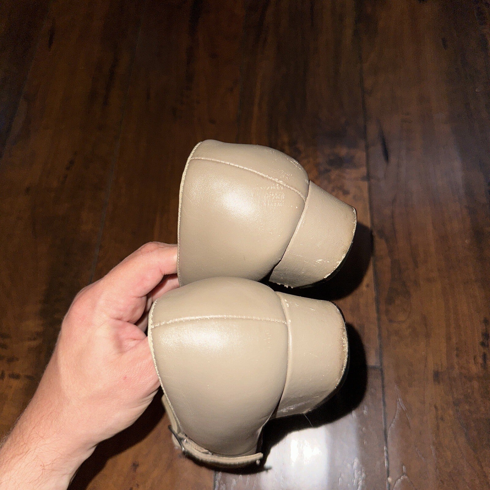 Dr Scholls Dress Sandals Women’s Size 8 Heels Brown Tan Print Elegant Classy