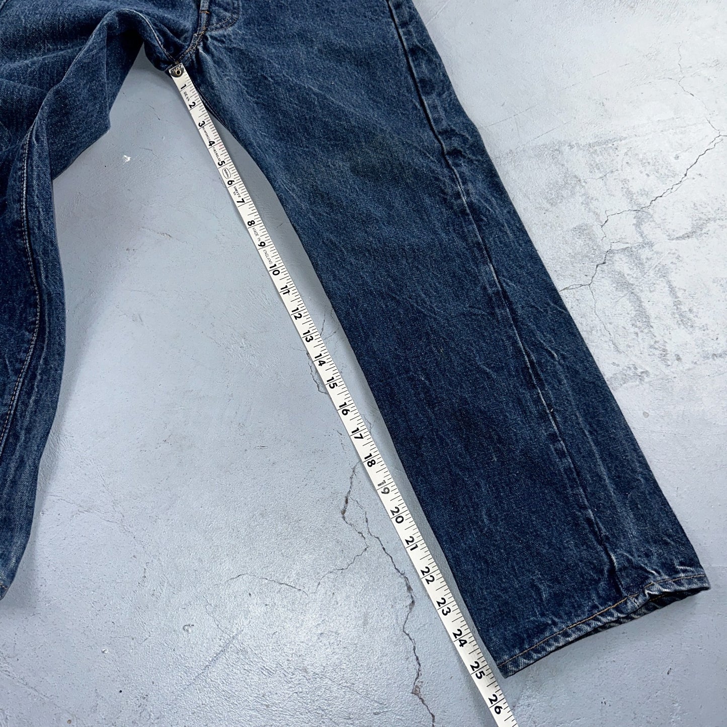 Levis 501 Vintage 80s Redline Selvedge USA XX Jeans Med Wash 29x29 Act 26x25