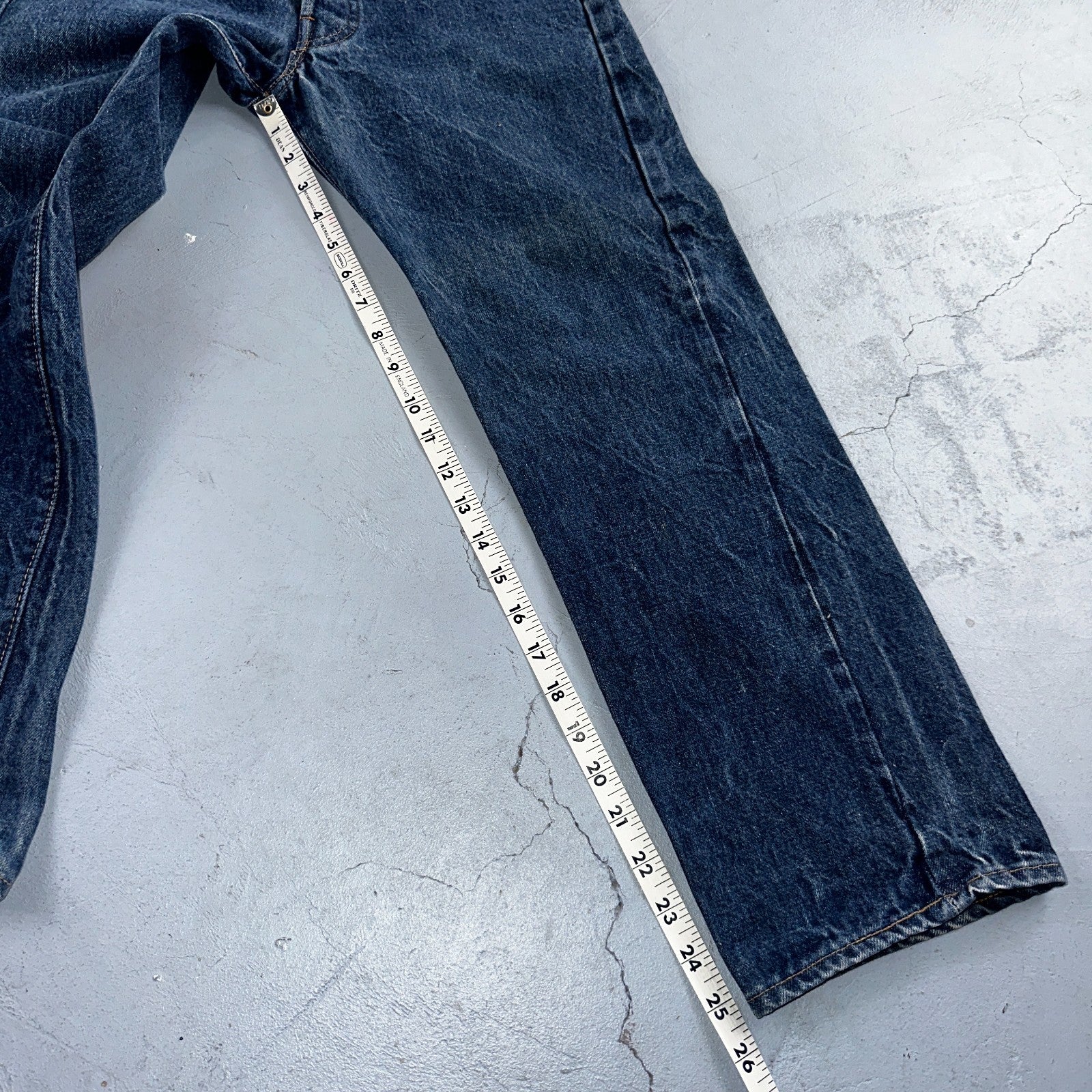 Levis 501 Vintage 80s Redline Selvedge USA XX Jeans Med Wash 29x29 Act 26x25