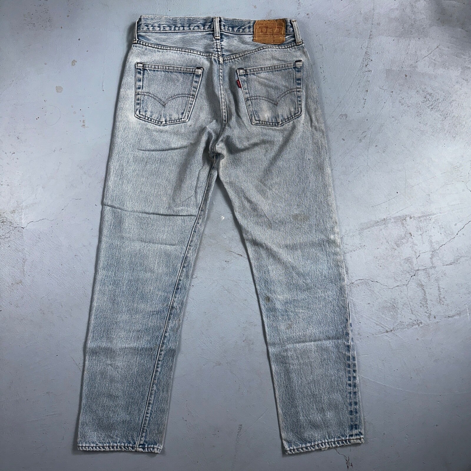 Levis 501 Vintage 80s Redline Selvedge USA XX Jeans Light Wash 32x33 Act 29x29