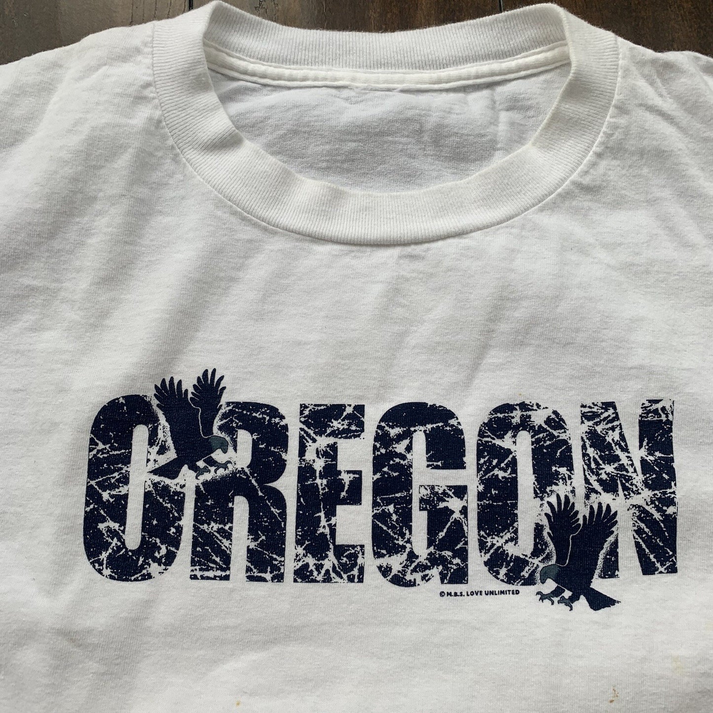 Oregon PDX Portland USA Vintage T Shirt Tultex 90s Travel Road Map Single Stitch
