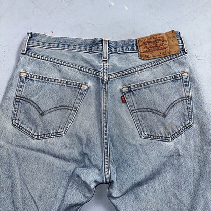 Levis 501 Vintage Y2K XX Straight Leg Jeans 33x34 Light Wash 2000s Act 31x32