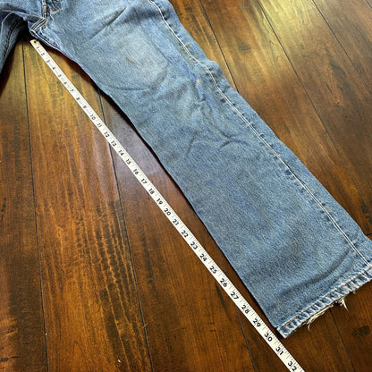 Levis 501 Vintage Y2K Straight Leg XX 2000s Jeans 34x32 Light Wash Act 32x30