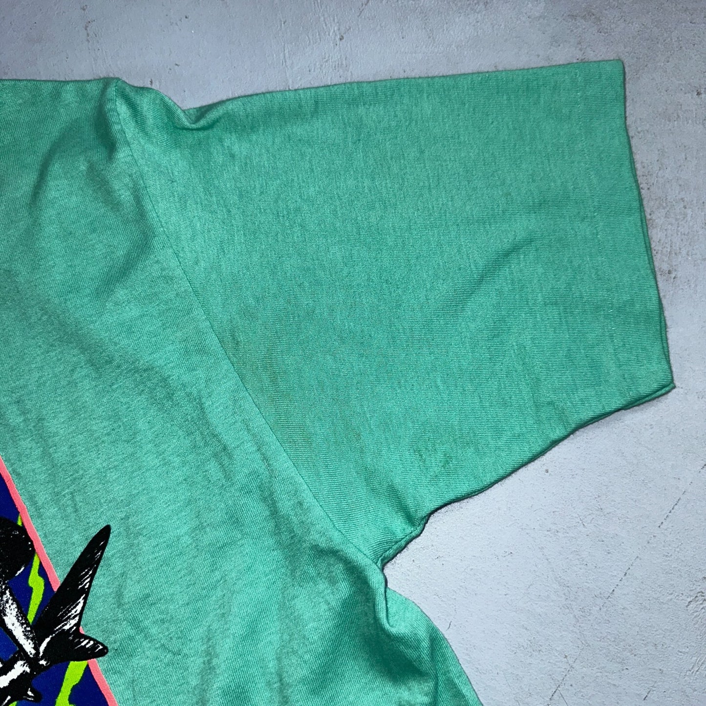 Sharks Great White 80s VTG T Shirt Single Stitch Which Way Beach Funny Art Graph