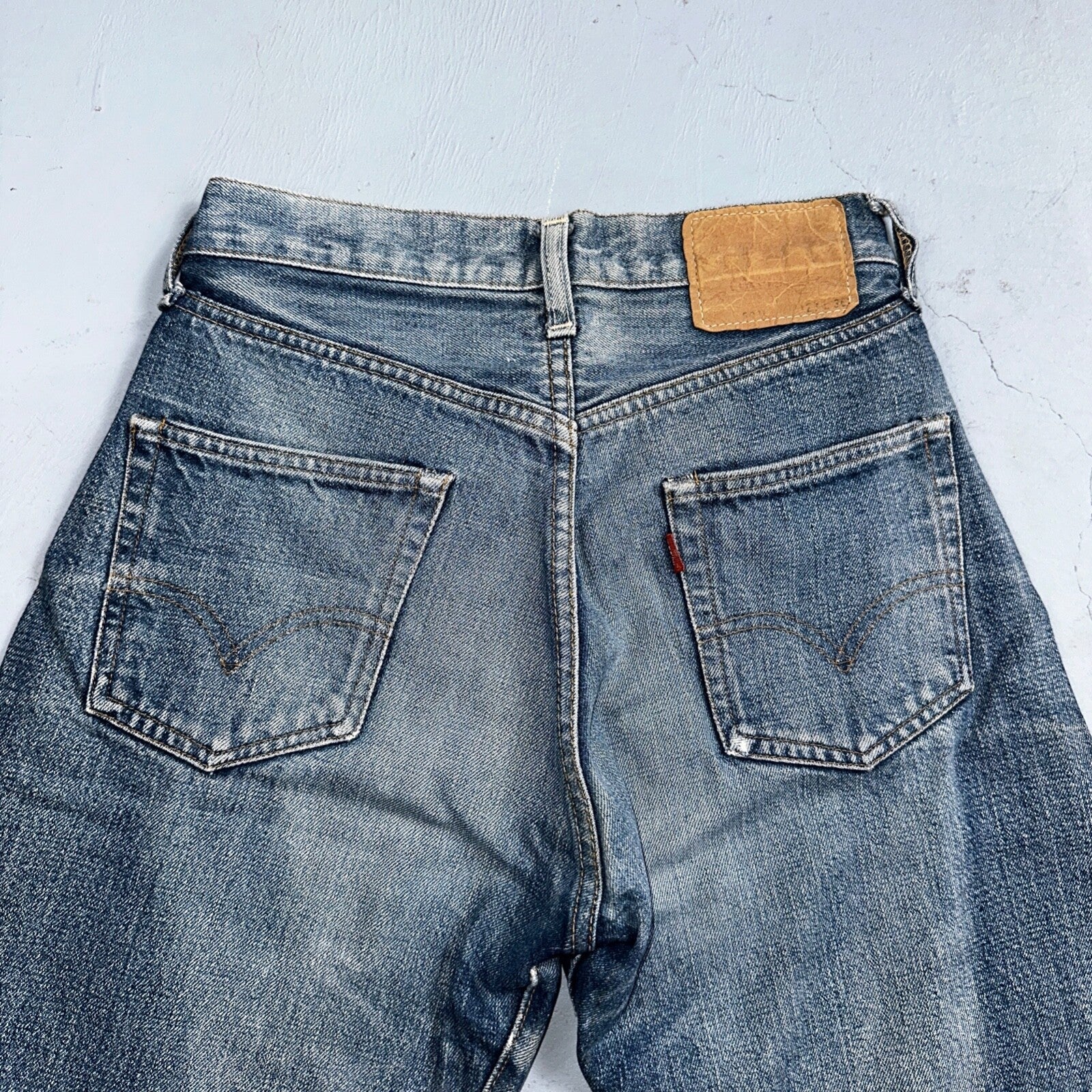 Levis 501 Big E Vintage 60s Redline Selvedge USA XX 1960s Jeans 27x30 Act 25x28