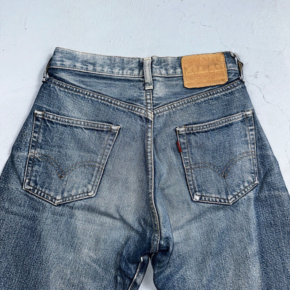 Levis 501 Big E Vintage 60s Redline Selvedge USA XX 1960s Jeans 27x30 Act 25x28