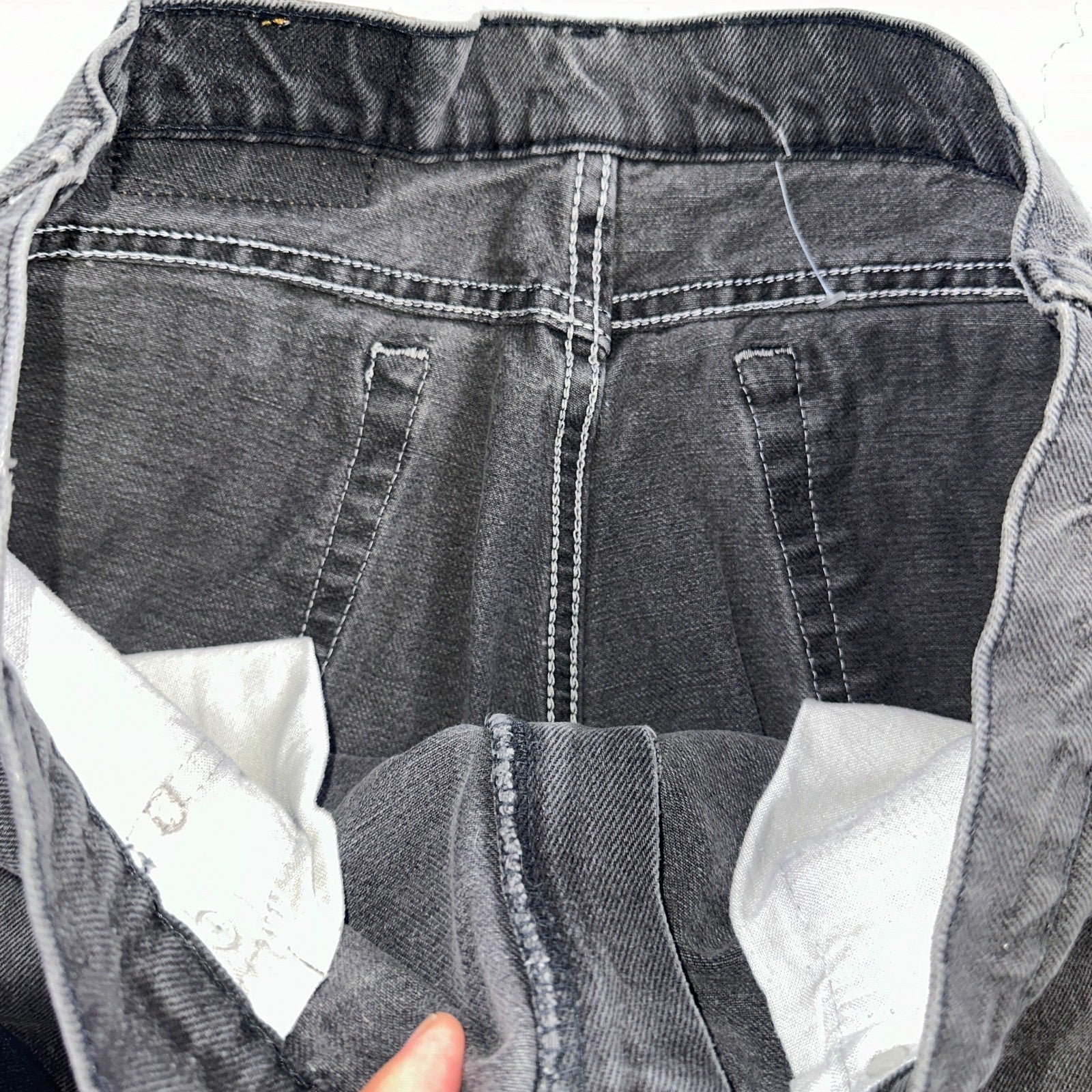 Levis 505 Vintage 90s USA Red Tab Jeans 36x32 Black Light Wash Act 34x27