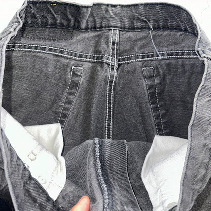 Levis 505 Vintage 90s USA Red Tab Jeans 36x32 Black Light Wash Act 34x27