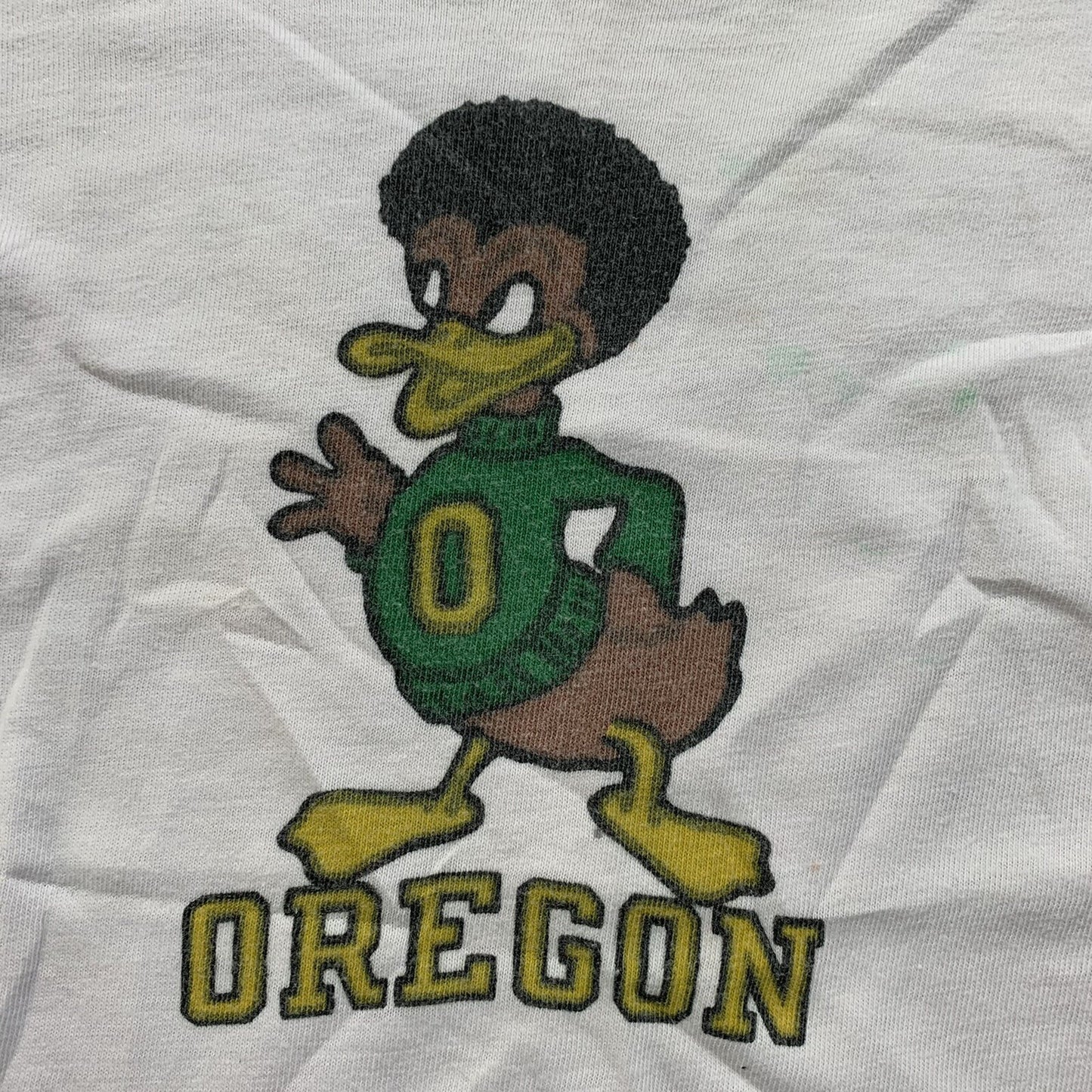 Champion Oregon Afroduck Vintage Portland 70s Ducks Nike BOYS T Shirt Eugene